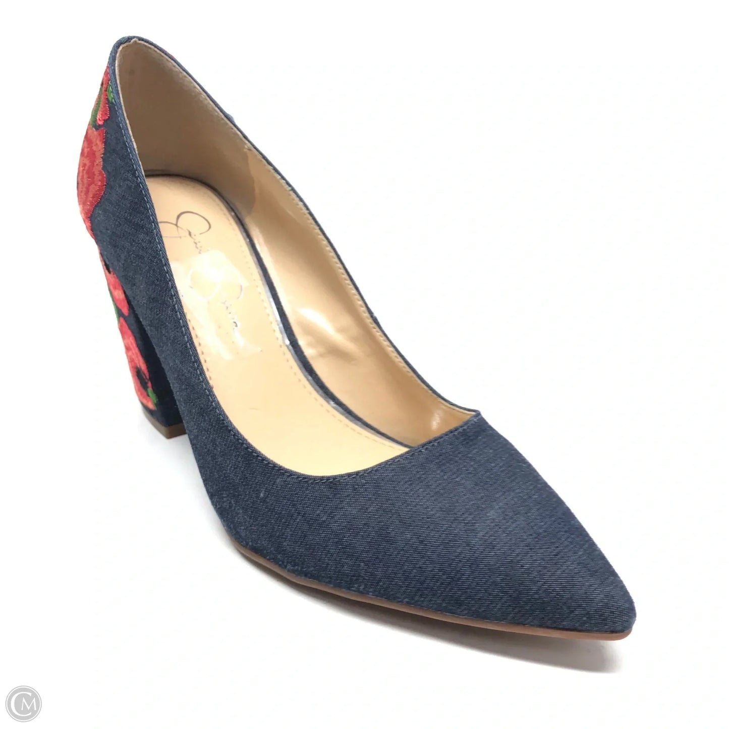 Shoes Heels Block By Jessica Simpson In Blue, Size: 7