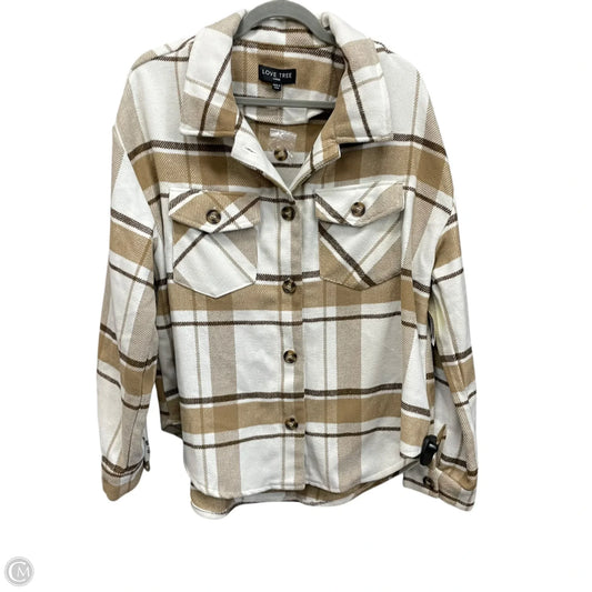 Jacket Other By Love Tree In Cream, Size: L