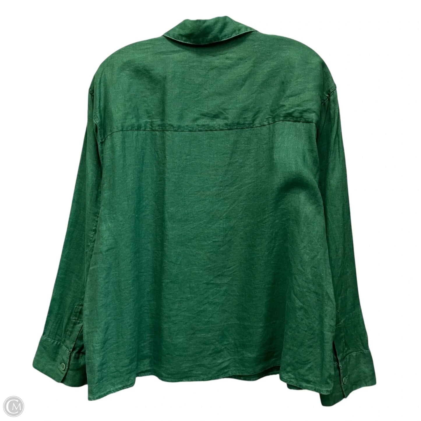 Top 2pc Long Sleeve By Zara In Green, Size: L