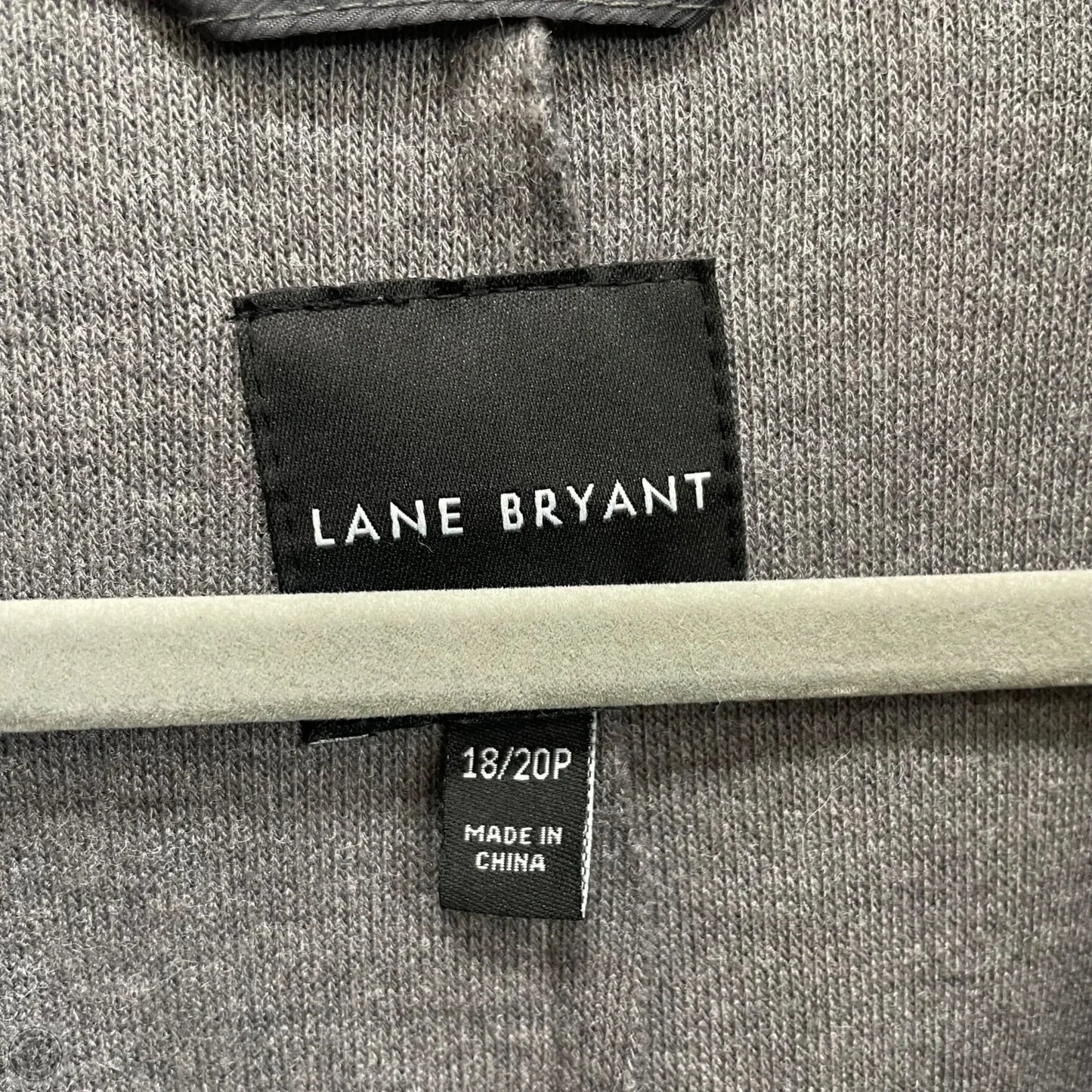 Coat Other By Lane Bryant In Grey, Size: 18
