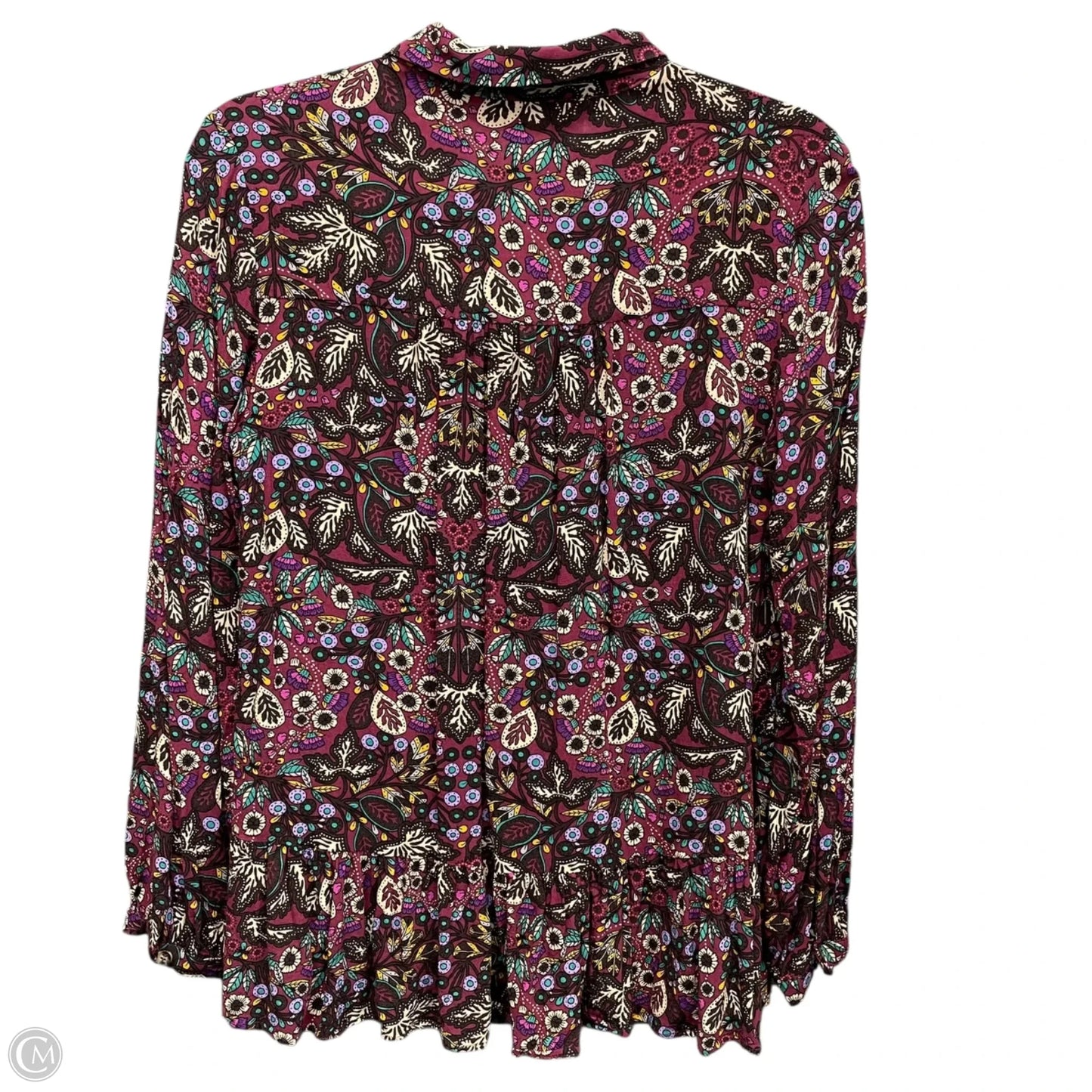 Top Long Sleeve By Maeve In Multi-colored, Size: S