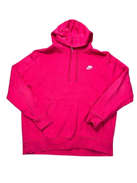 Sweatshirt Hoodie By Nike Apparel In Pink, Size:Xl