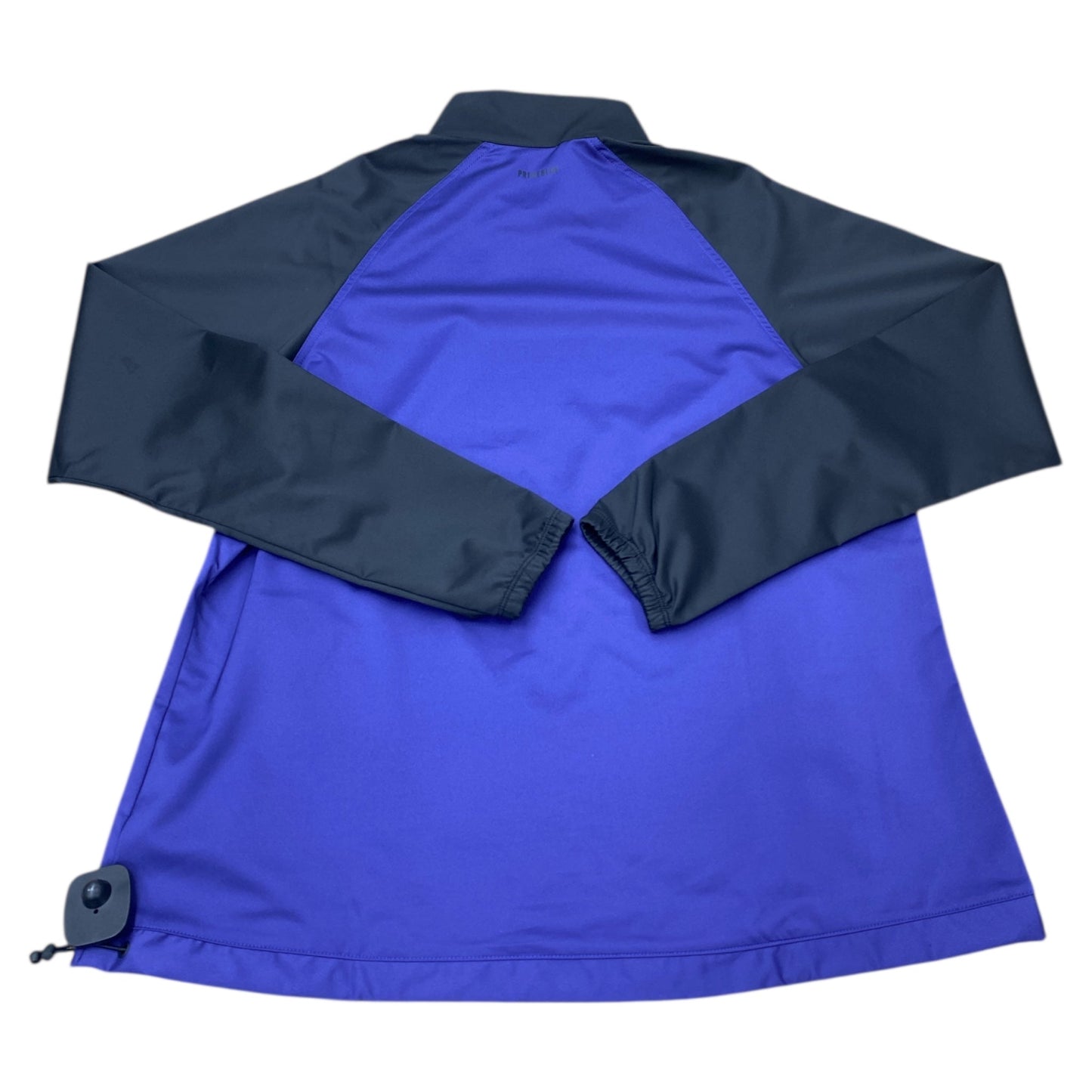 Jacket Windbreaker By Adidas In Black & Blue, Size:M