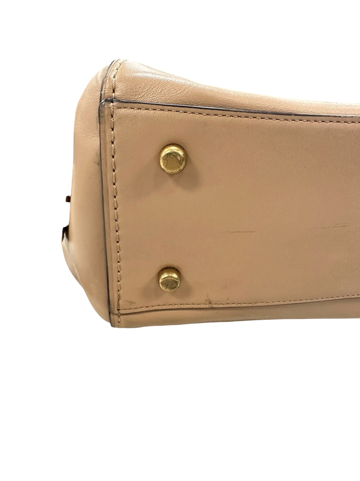 Handbag Designer By Coach In Tan, Size:Large
