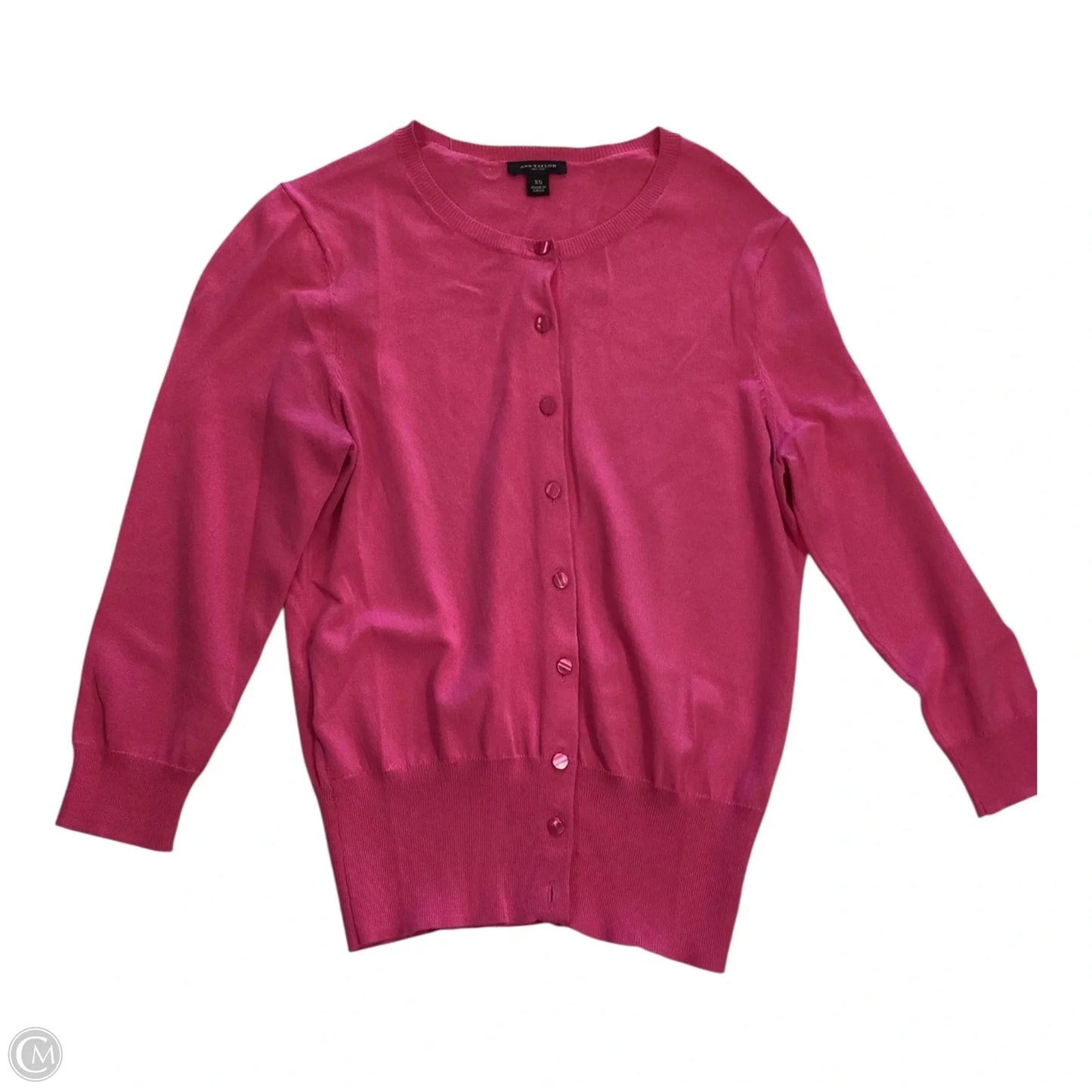 Cardigan By Ann Taylor In Pink, Size: Xs