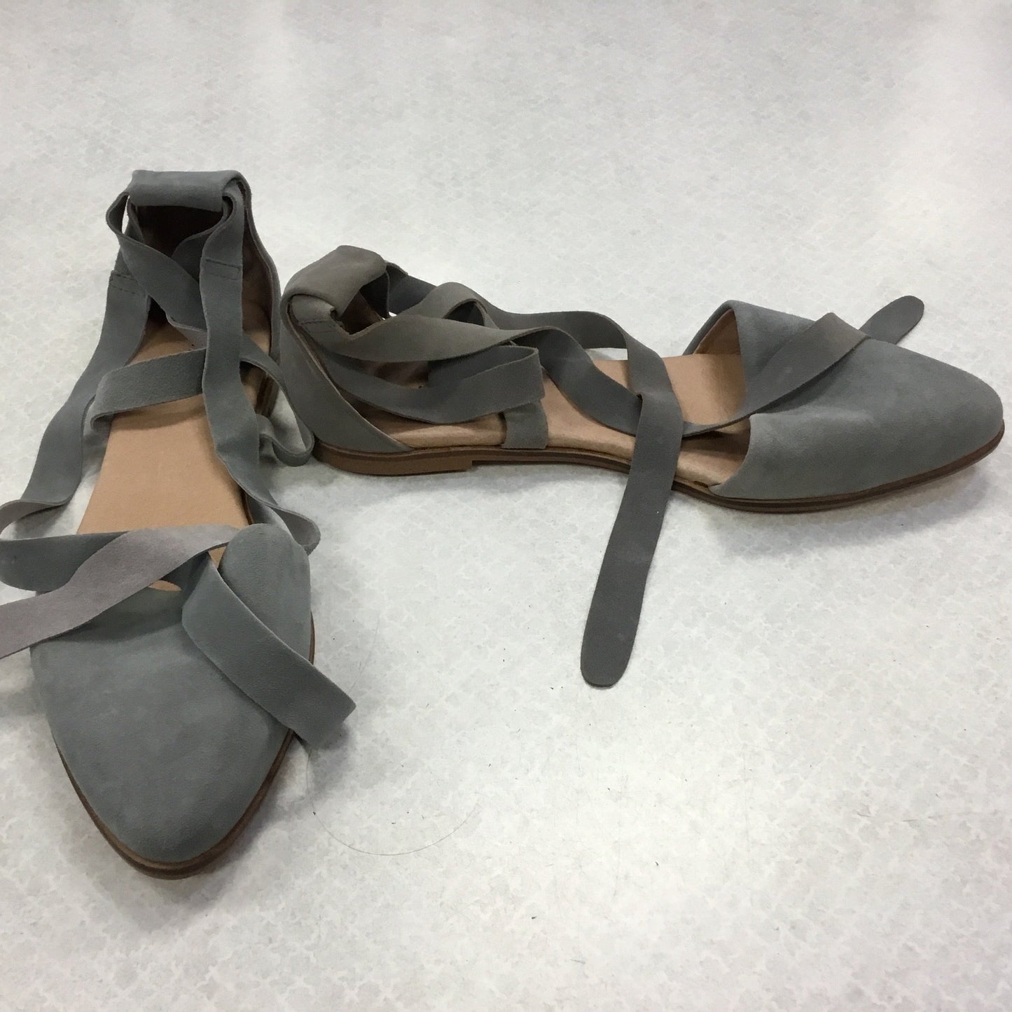Sandals Flats By J. Jill In Grey, Size: 10