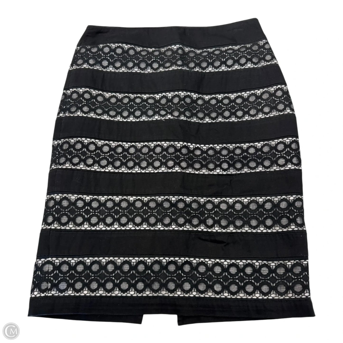 Skirt Mini & Short By White House Black Market In Black & White, Size: 6