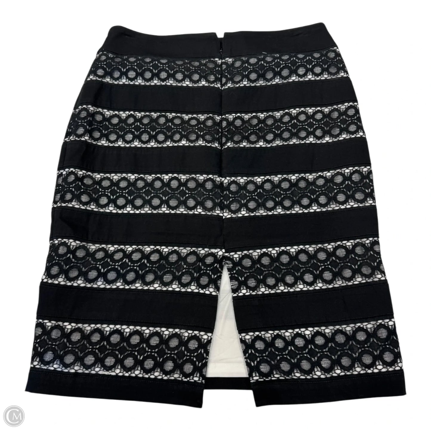 Skirt Mini & Short By White House Black Market In Black & White, Size: 6