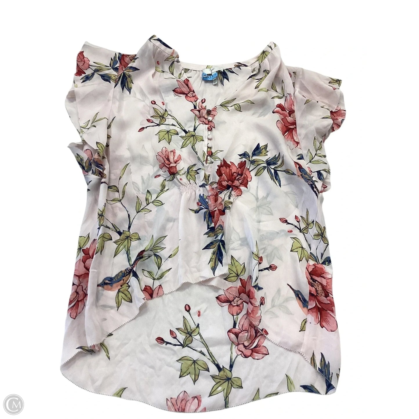 Top Sleeveless By Joie In Floral Print, Size: M