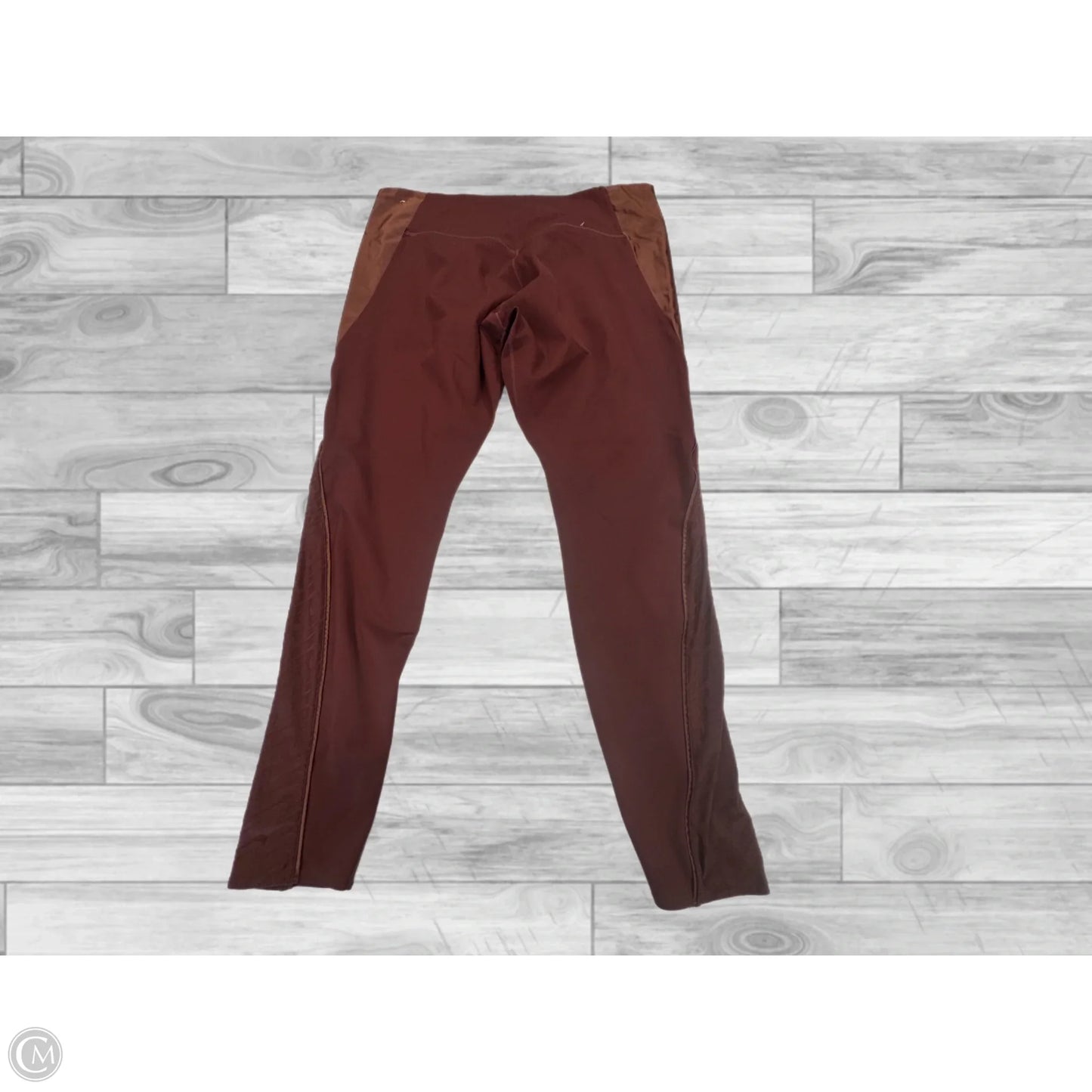 Athletic Leggings By Nike In Brown, Size: Xl
