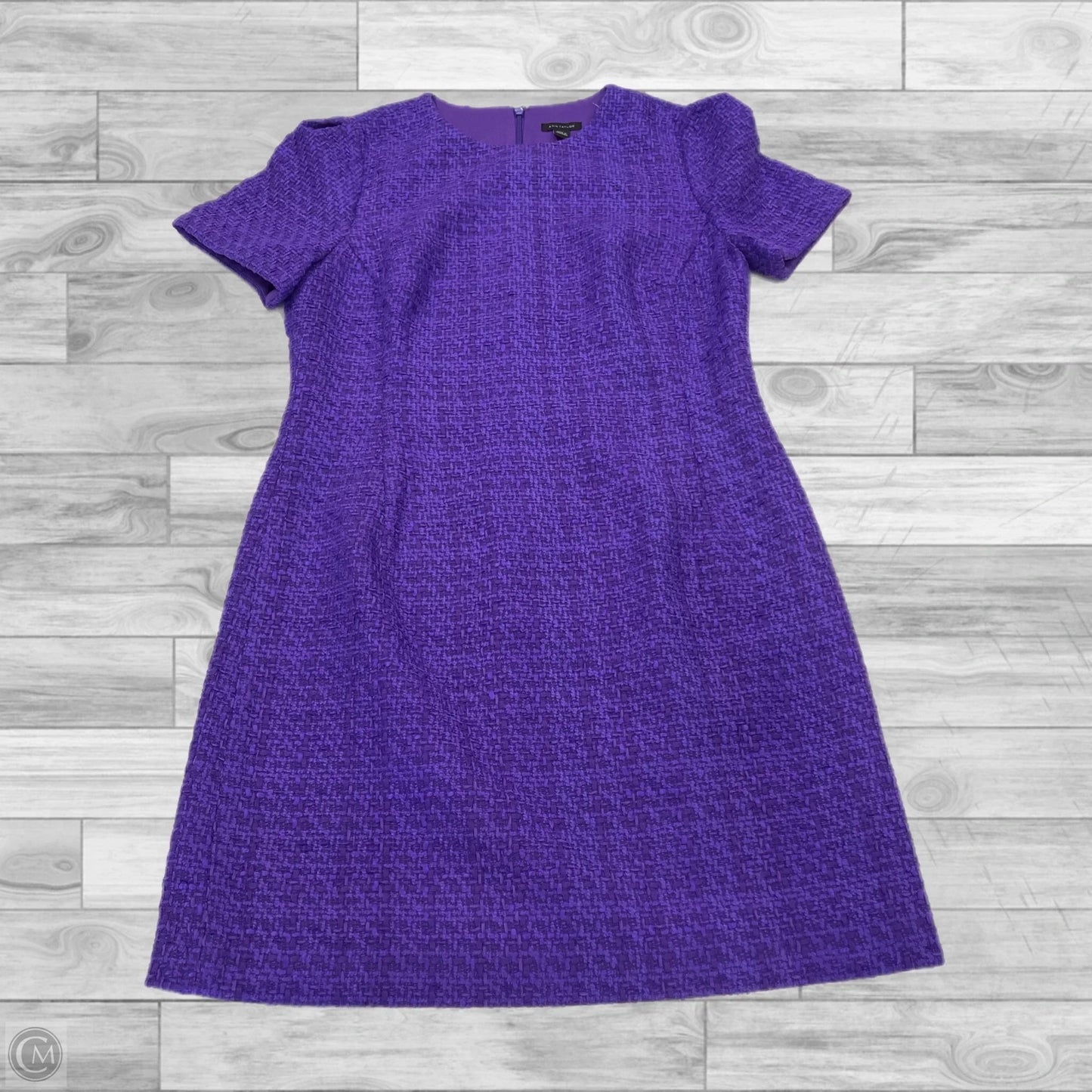 Dress Casual Short By Ann Taylor In Purple, Size: 6p