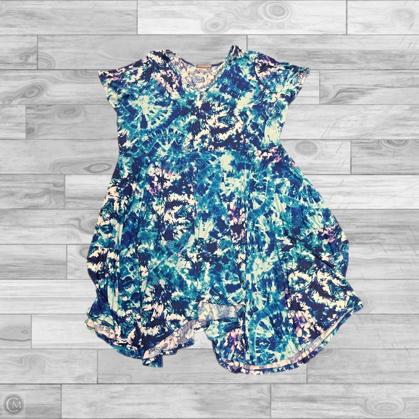 Dress Casual Midi By Kate & Mallory In Blue, Size: 3x