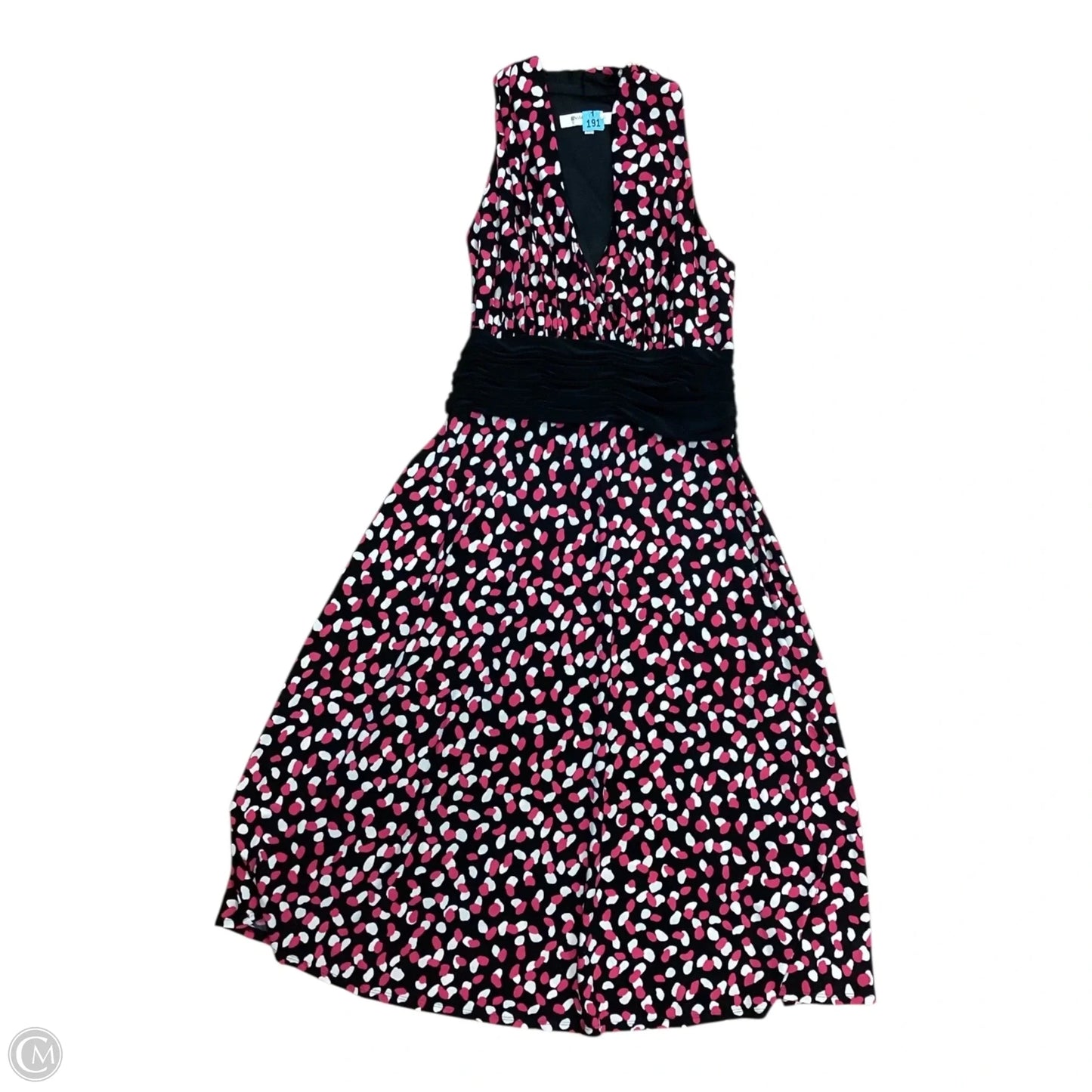 Dress Casual Short By Evan-picone In Pink & White, Size: 16