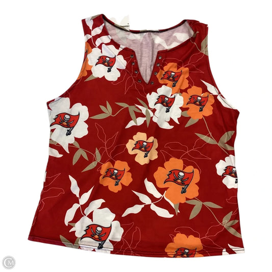 Top Sleeveless By Clothes Mentor In Red, Size: Xl
