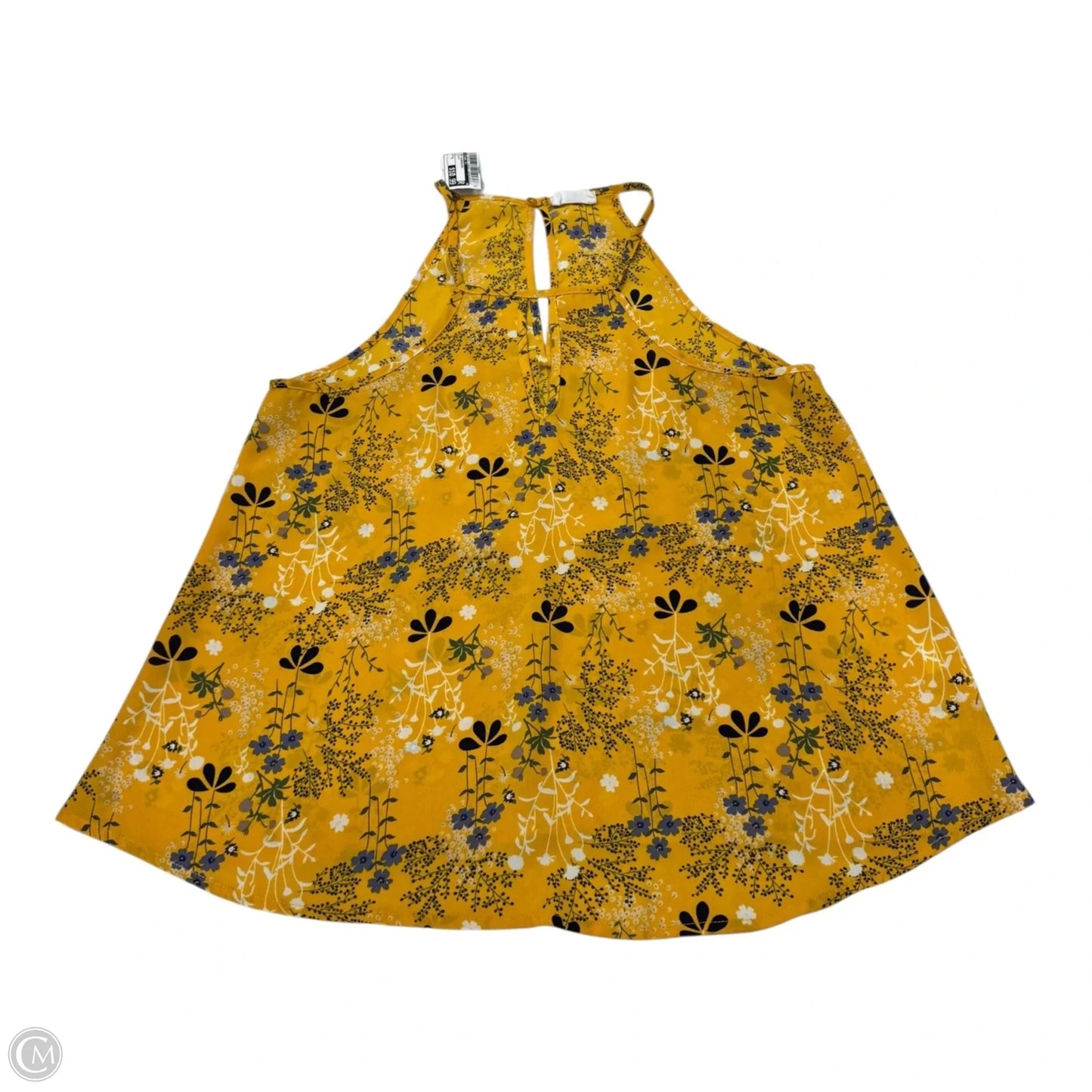 Top Sleeveless By Sienna Sky In Yellow, Size: S