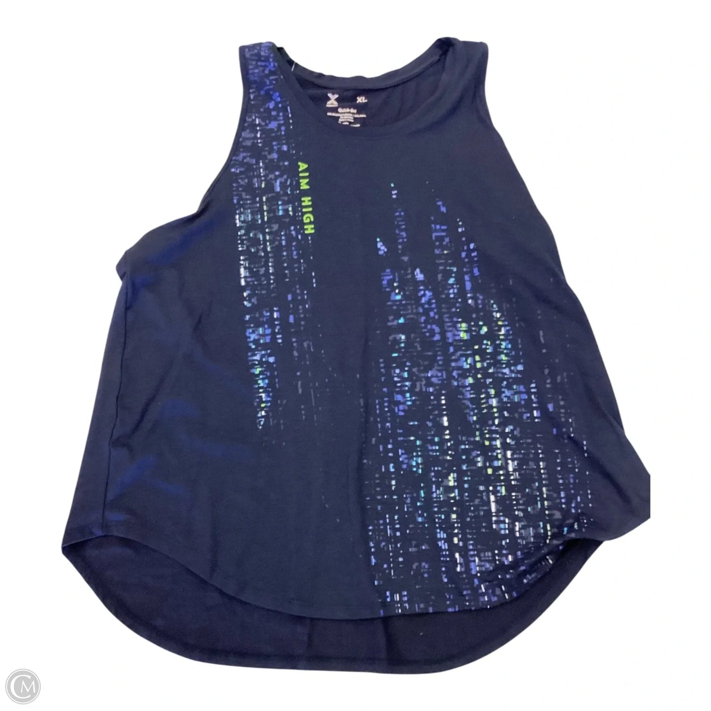 Athletic Tank Top By Xersion In Navy, Size: Xl