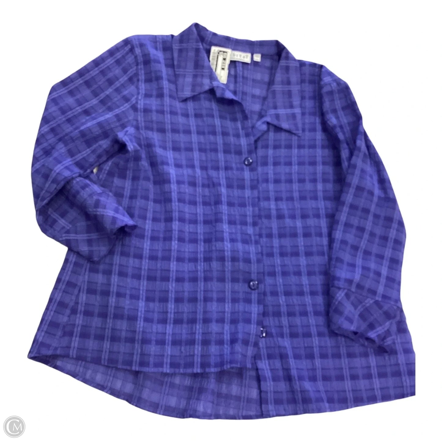 Top Long Sleeve By Habitat In Purple, Size: S