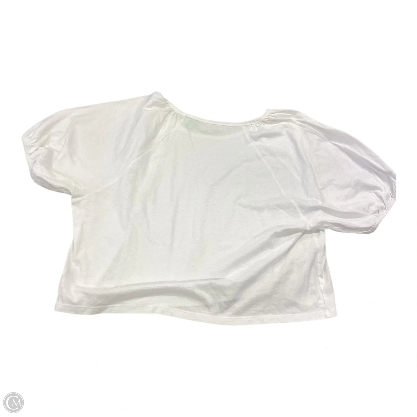 Top Short Sleeve Basic By Aerie In White, Size: L