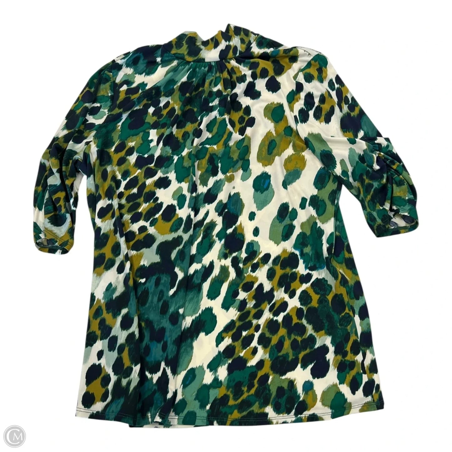 Top Short Sleeve By New York And Co In Green, Size: L