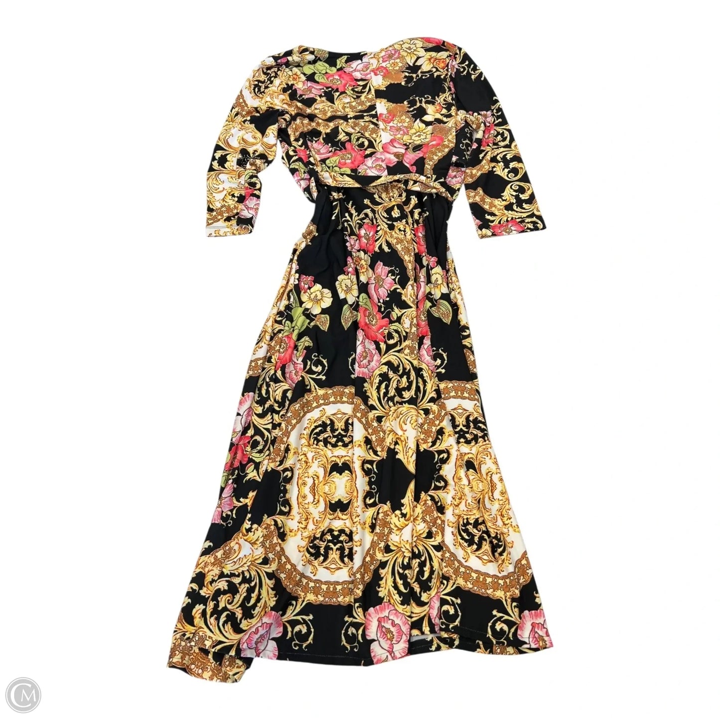 Dress Casual Midi By Clothes Mentor In Floral Print, Size: M