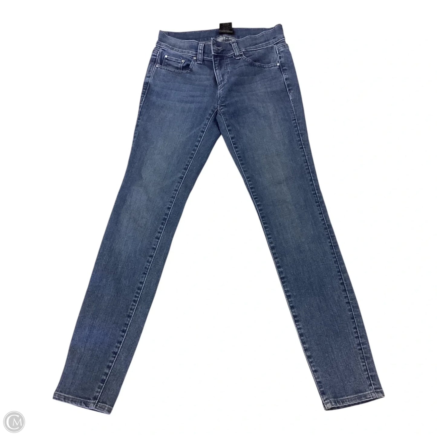 Jeans Skinny By Ann Taylor In Blue Denim, Size: 0p