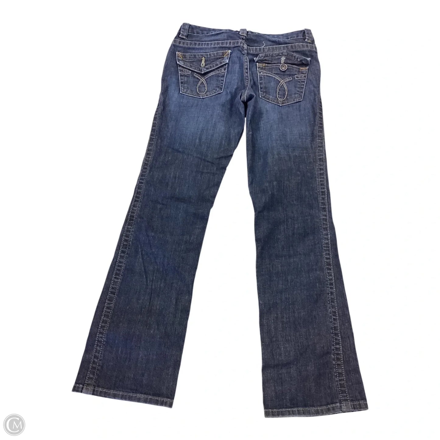 Jeans Flared By Calvin Klein In Blue Denim, Size: 4