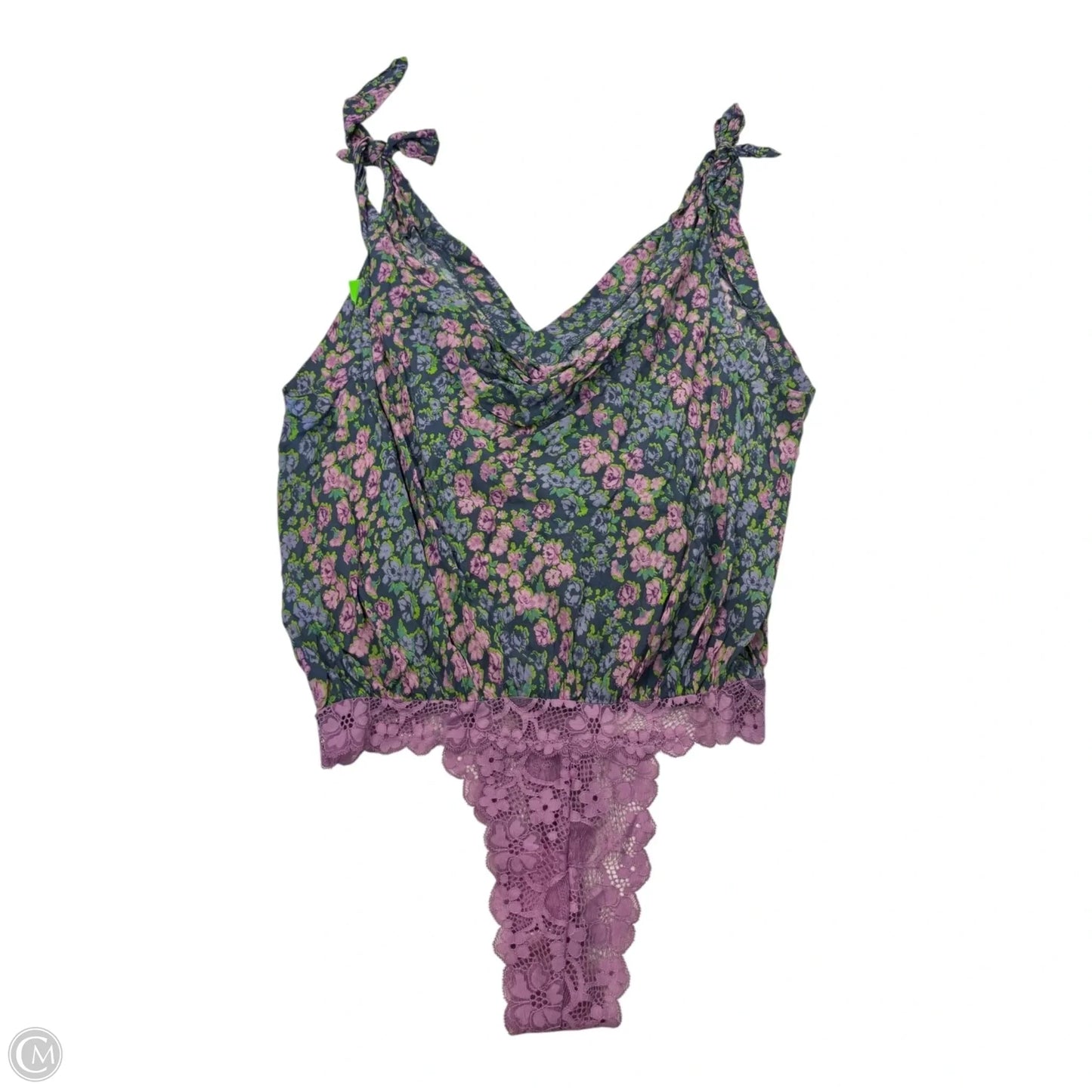 Bodysuit By Free People In Floral Print, Size: L