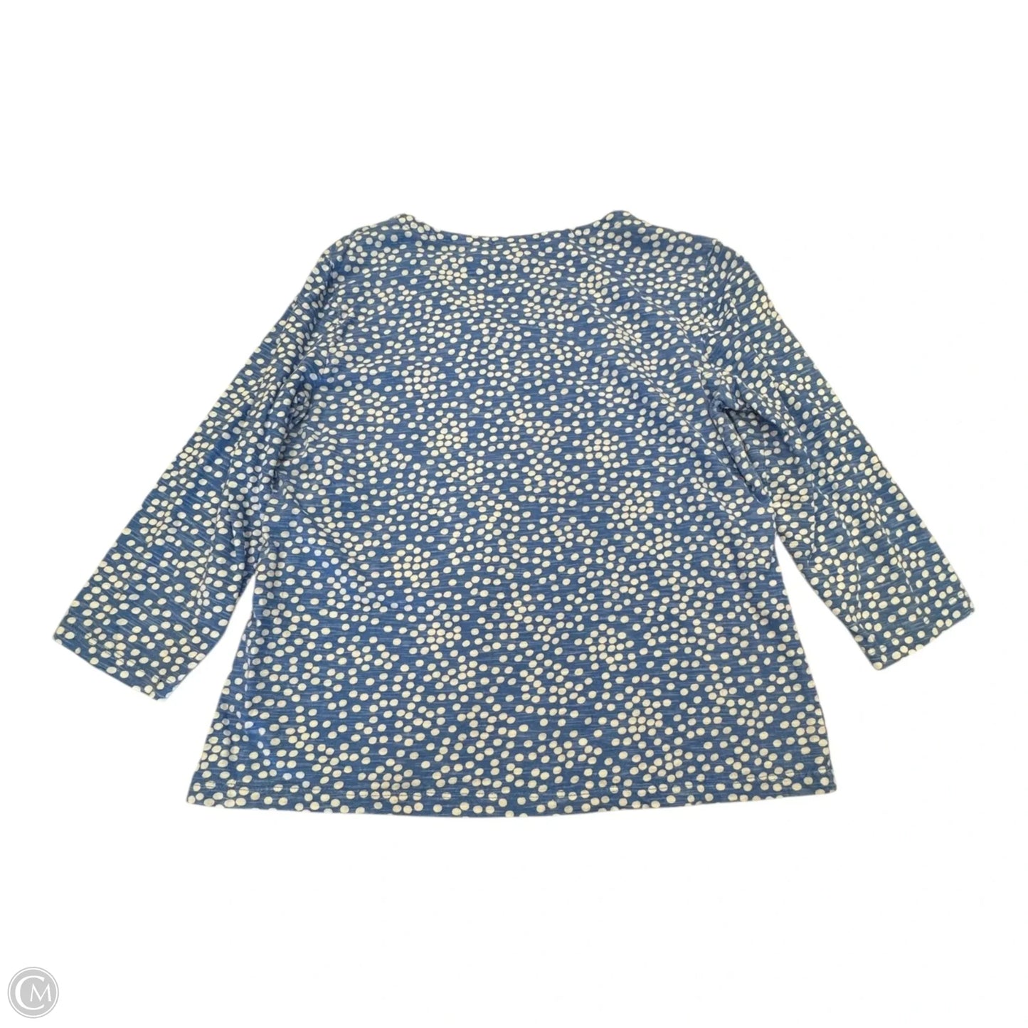 Top Long Sleeve By Chicos In Polkadot Pattern, Size: S