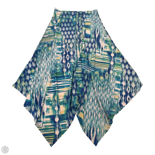 Skirt Maxi By Chicos In Blue & Green, Size: S