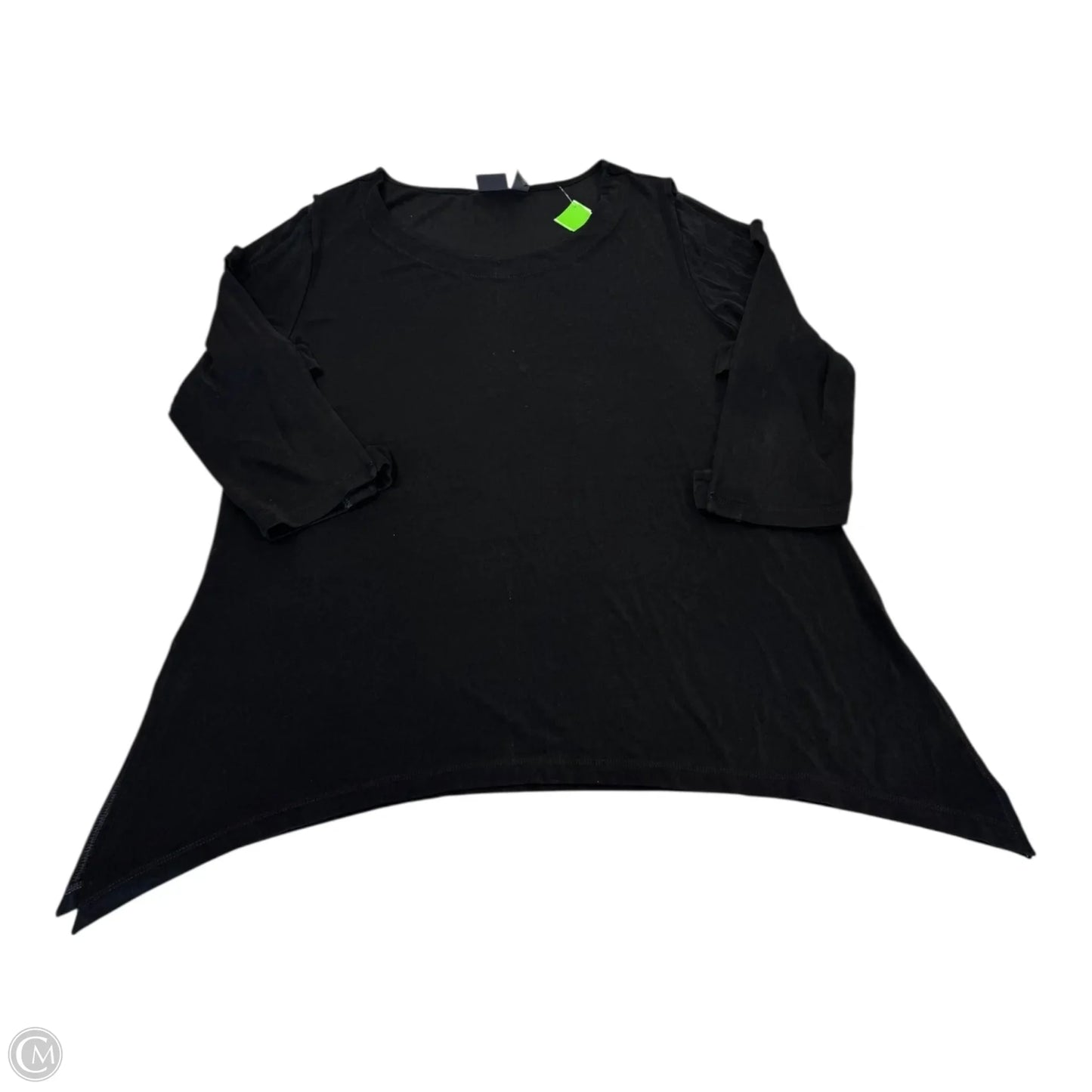 Top Long Sleeve By Chicos In Black, Size: Xl