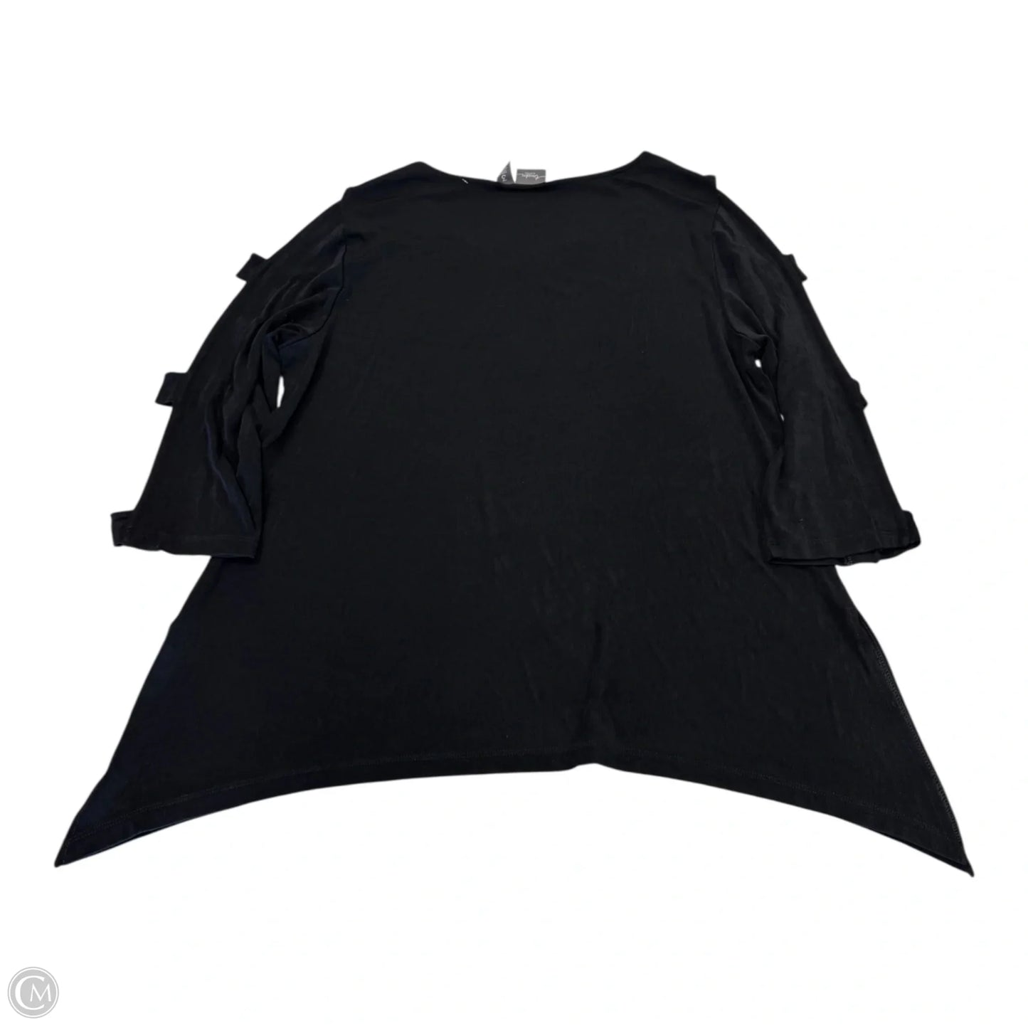 Top Long Sleeve By Chicos In Black, Size: Xl