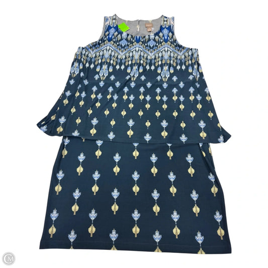 Dress Casual Short By Chicos In Blue, Size: L