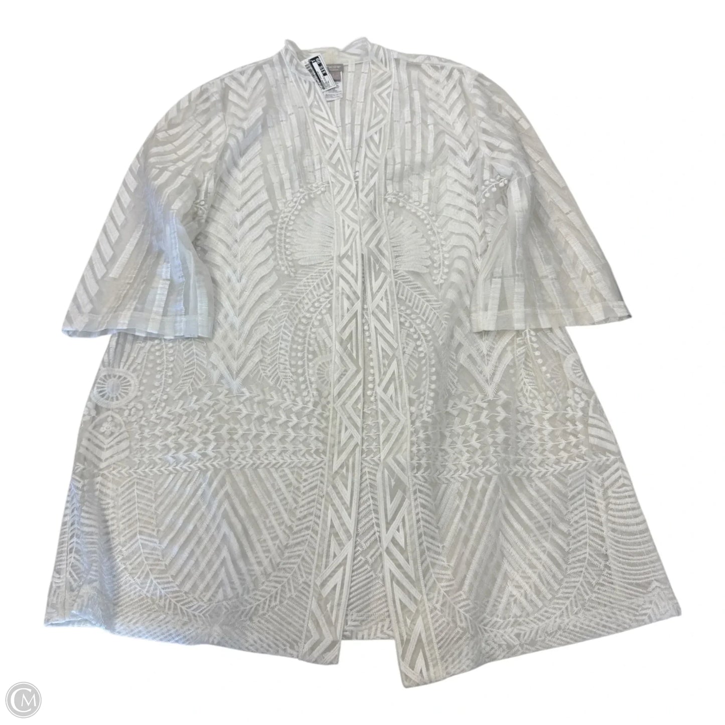 Swimwear Cover-up By Chicos In White, Size: Xl