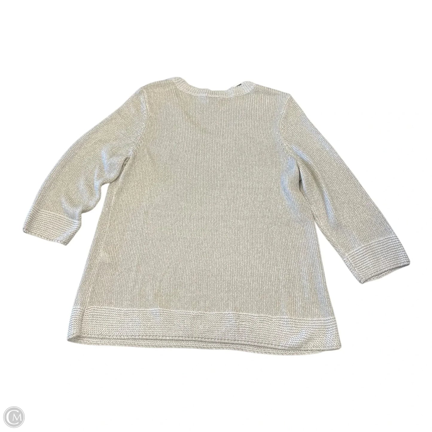 Sweater By Chicos In Cream, Size: L