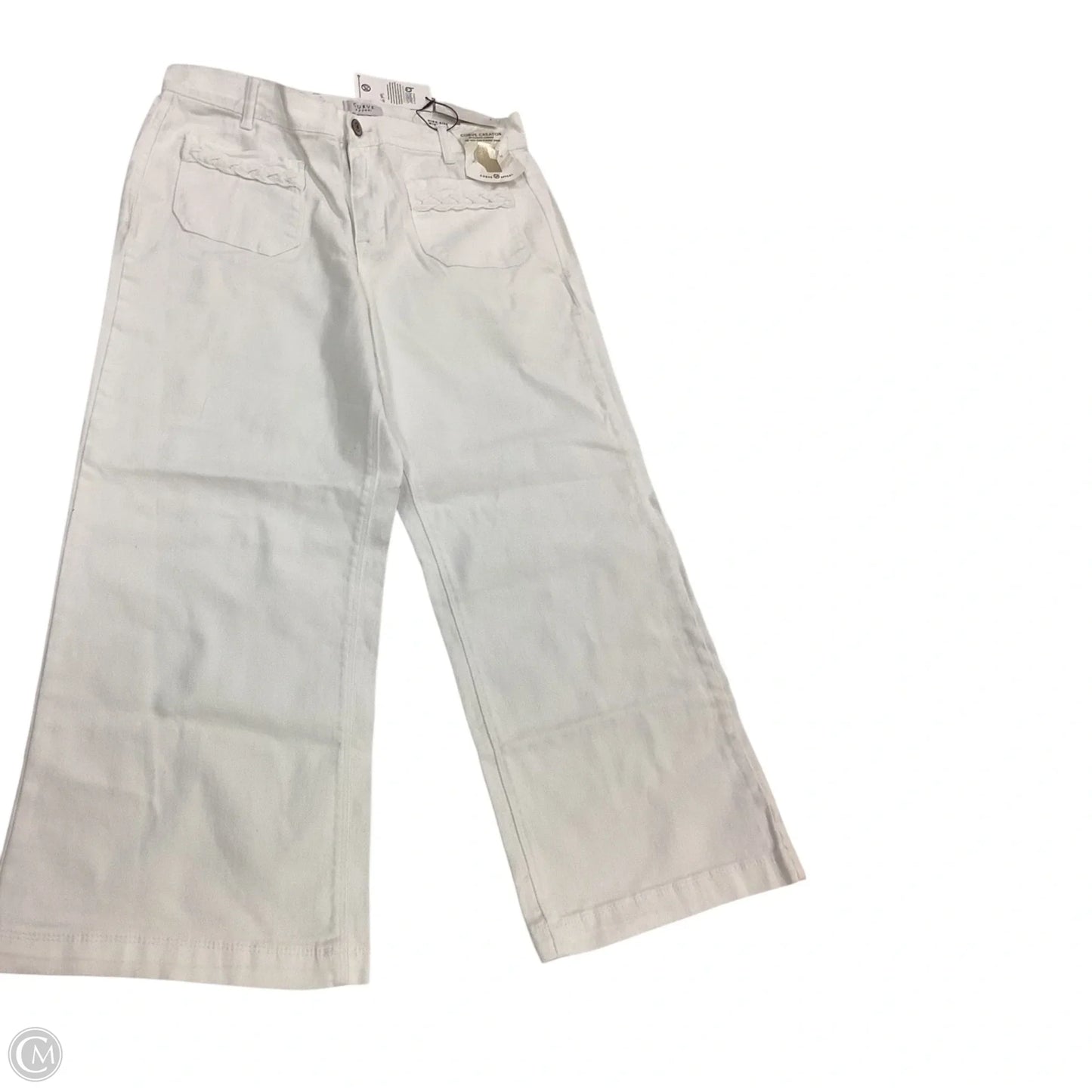 Pants Wide Leg By Curve Appeal In White, Size: 14