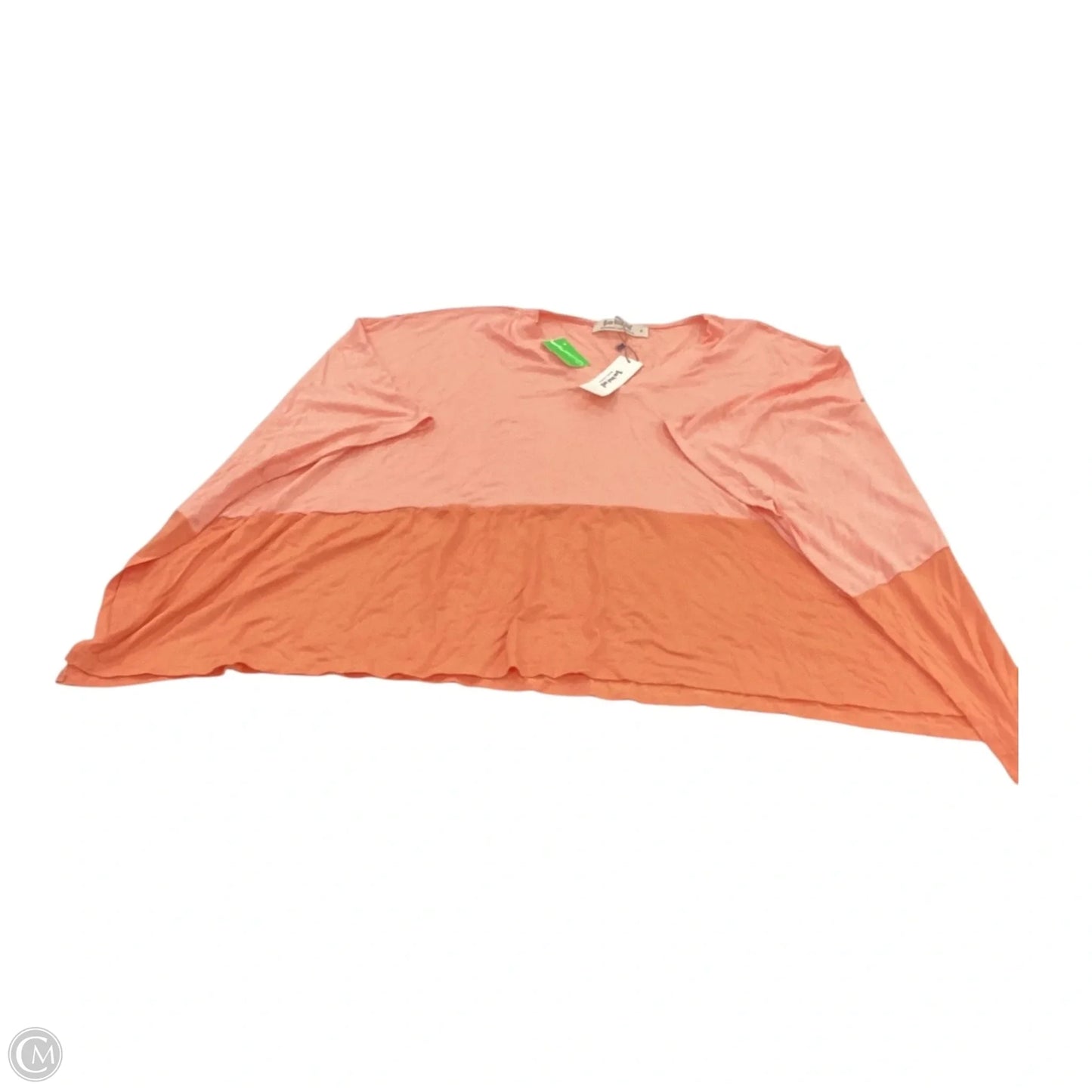 Top Short Sleeve By Three Bird Nest In Orange & Pink, Size: S