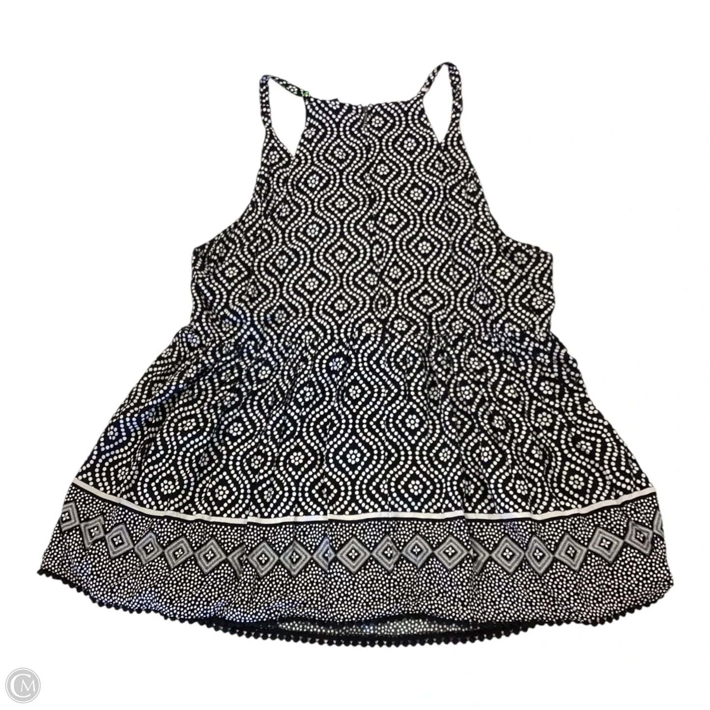 Top Sleeveless By Torrid In Black & White, Size: 2x