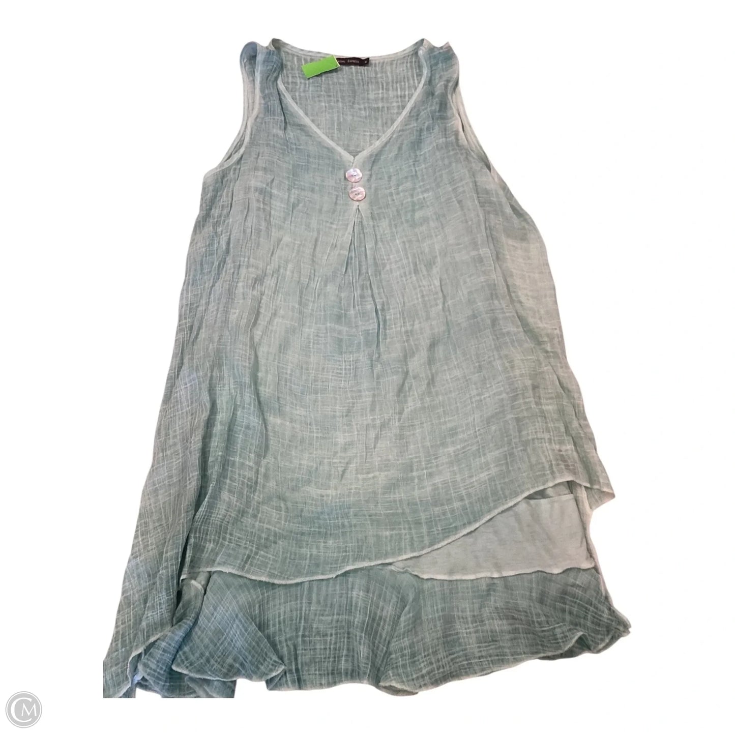 Top Sleeveless By Clothes Mentor In Blue, Size: Xl