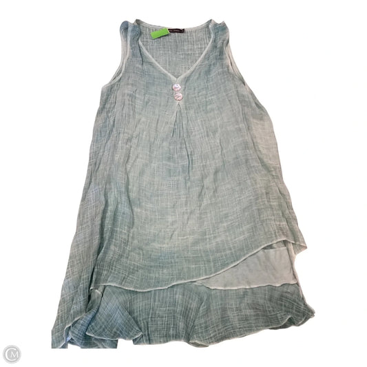 Top Sleeveless By Clothes Mentor In Blue, Size: Xl