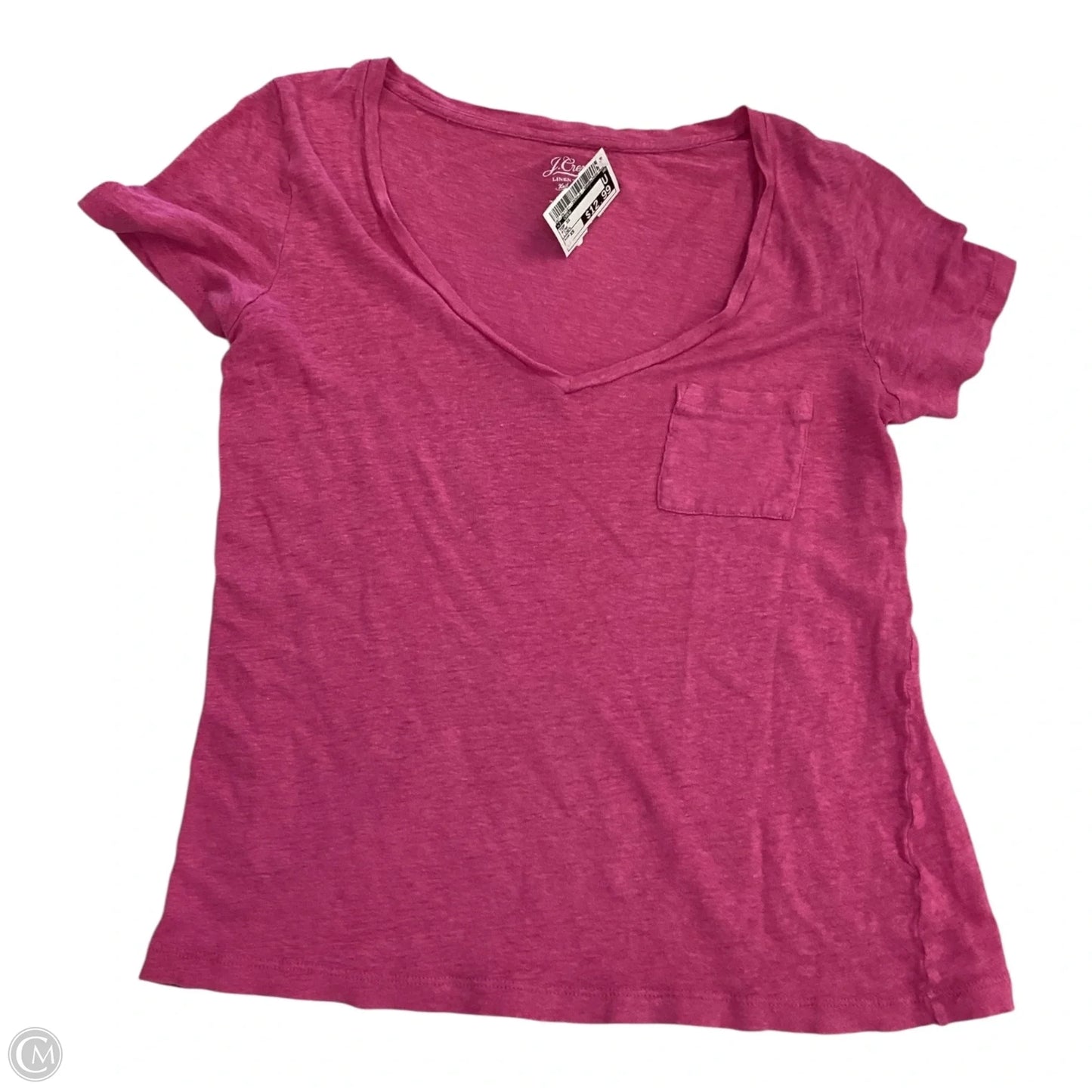 Top Short Sleeve By J. Crew In Pink, Size: Xs
