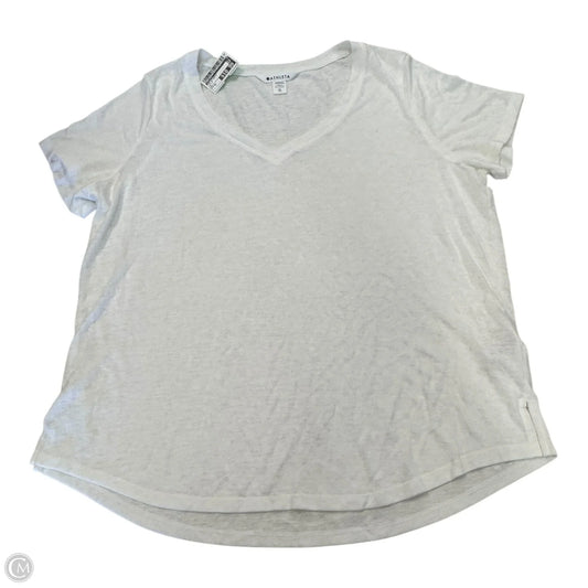 Top Short Sleeve Basic By Athleta In White, Size: Xl