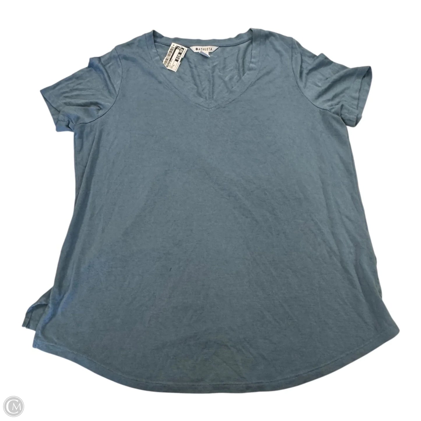 Top Short Sleeve Basic By Athleta In Blue, Size: Xl