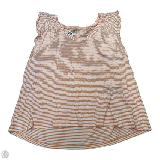 Top Sleeveless By Loft In Striped Pattern, Size: Xl