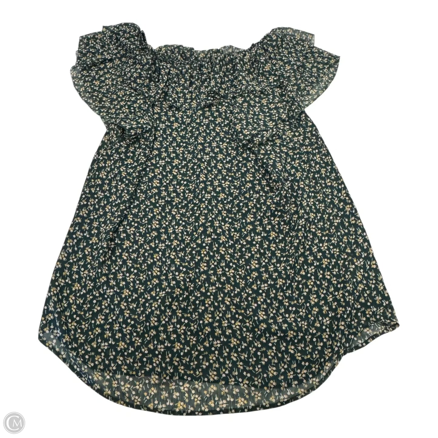 Top Sleeveless By Loft In Green, Size: M