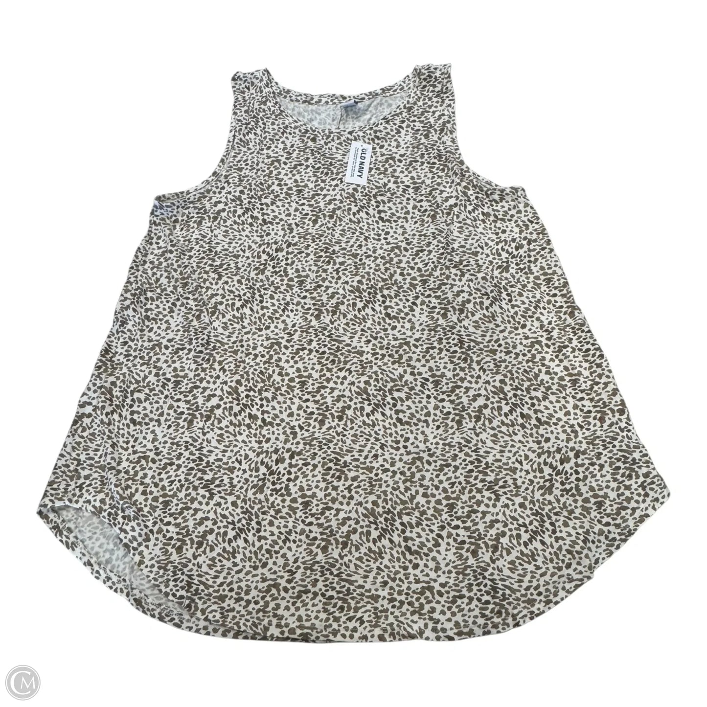 Top Sleeveless Basic By Old Navy In Animal Print, Size: L