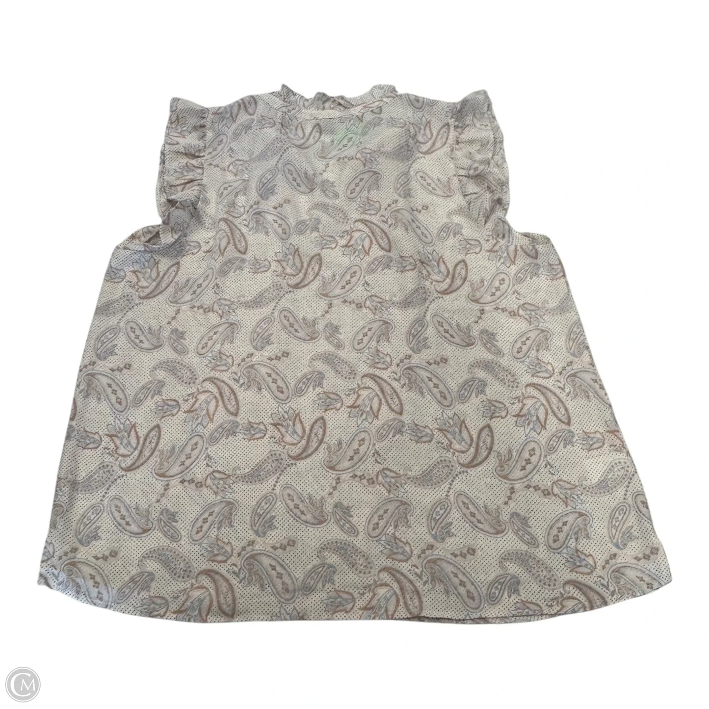 Top Sleeveless By Ann Taylor In Pink, Size: L