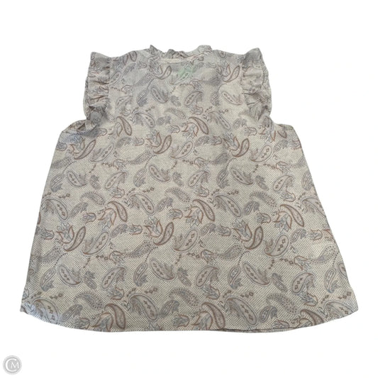 Top Sleeveless By Ann Taylor In Pink, Size: L