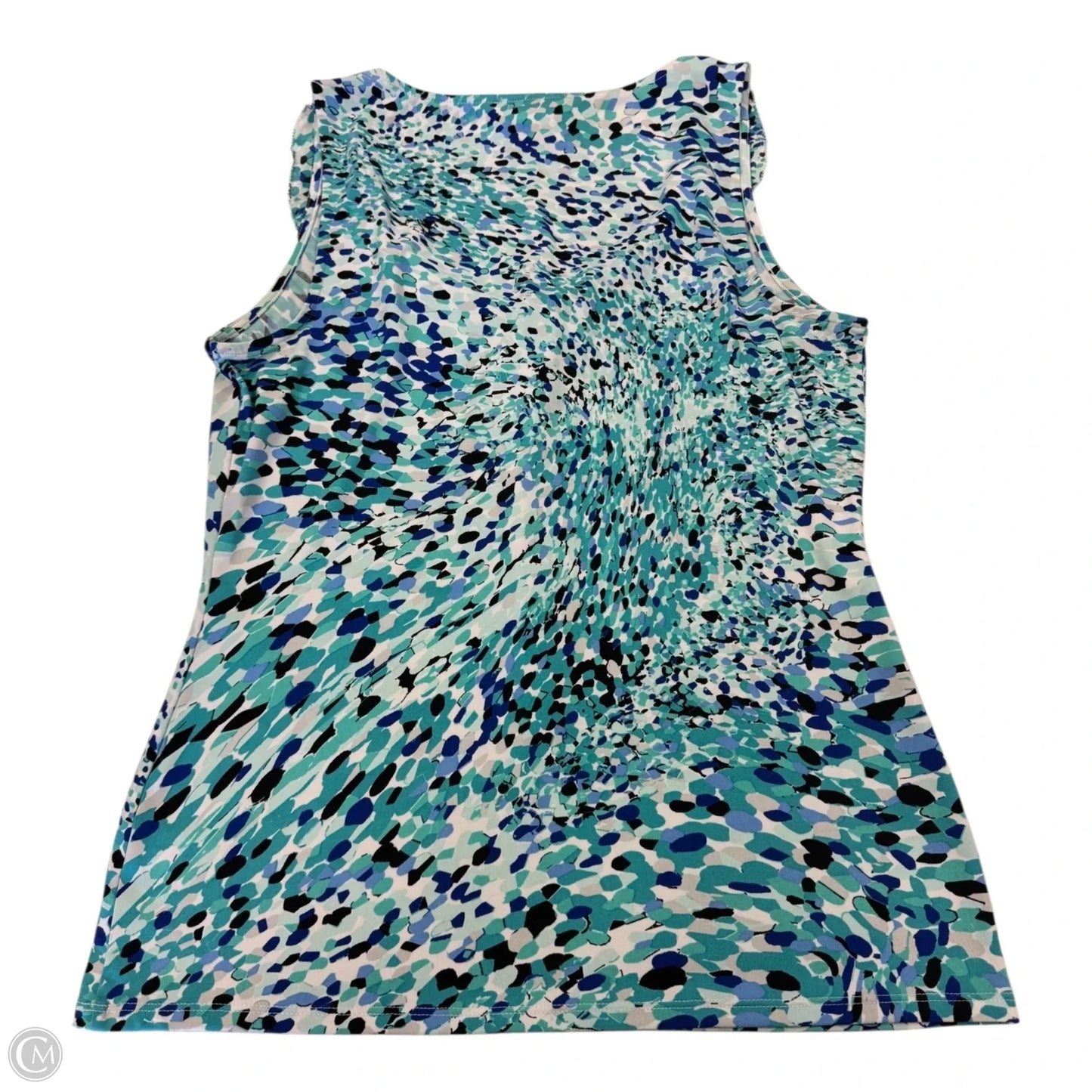 Top Sleeveless By White House Black Market In Blue & White, Size: M