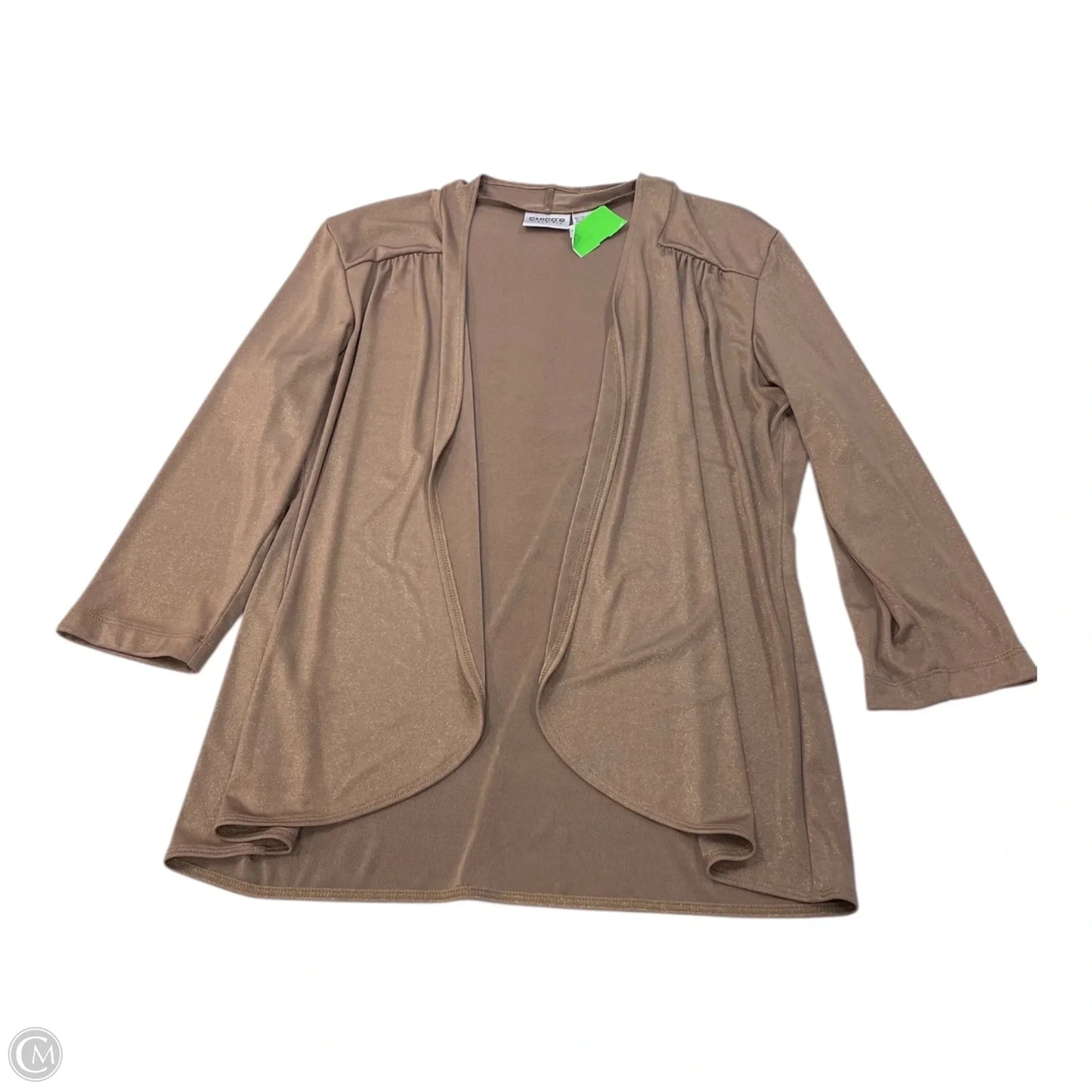 Cardigan By Chicos In Gold, Size: L