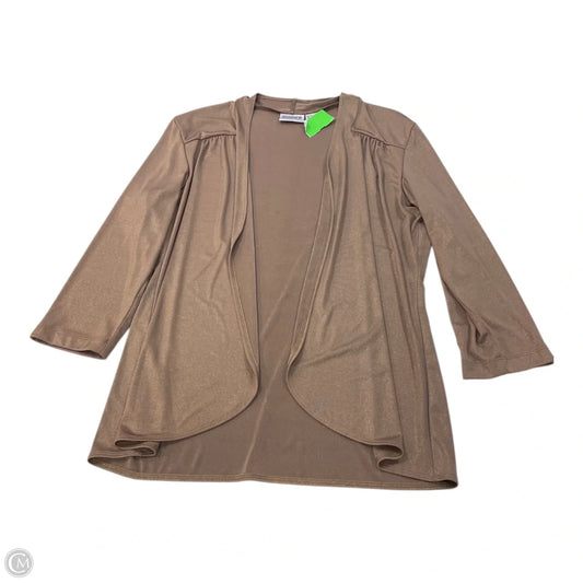 Cardigan By Chicos In Gold, Size: L